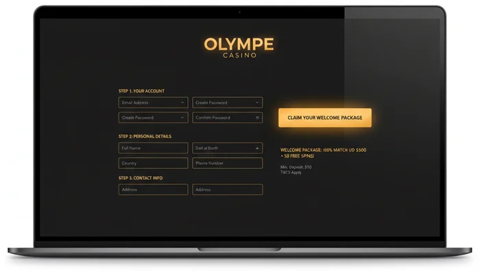 Olympe Casino Signup